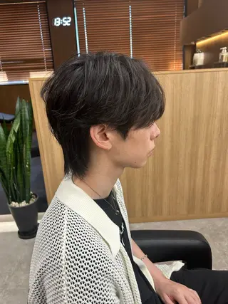 ミディアム パーマ メンズ 🐺森 雄飛/メンズ 韓国ヘアのヘアスタイル