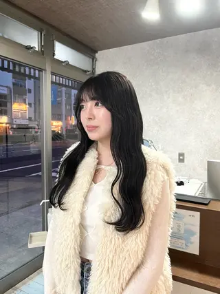 ロング カラー 村田梨乃/ minim hairのヘアスタイル