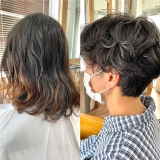 パーマ サロンアカデミー 増渕　規泰のヘアスタイル