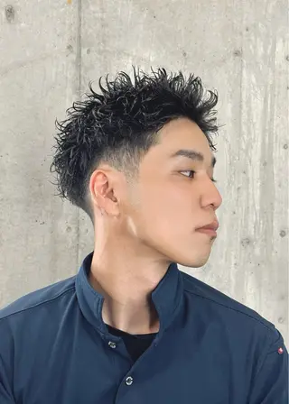 パーマ メンズ 中原 祥太のヘアスタイル