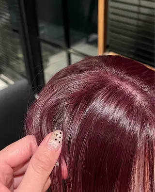 ロング カラー 田中 美月のヘアスタイル