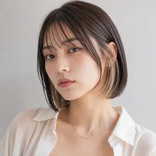 カラー 疋田 心優のヘアスタイル