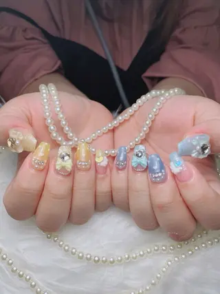 ネイル Sora nail 長さ出し専門店のネイルデザイン