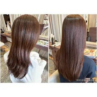 セミロング 🌿美容室イチエ ふしみさな🫧のヘアスタイル