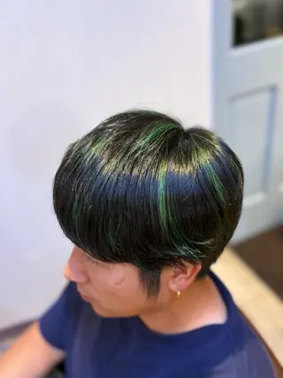 カラー メンズ 上川畑 つかさのヘアスタイル