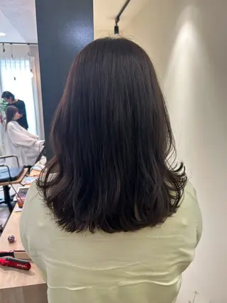 ロング カラー hubhair レイヤー/透明感のヘアスタイル