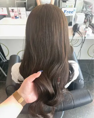 ロング カラー ガーリー×韓国🎀 ⟡.·天野結良⟡.·のヘアスタイル