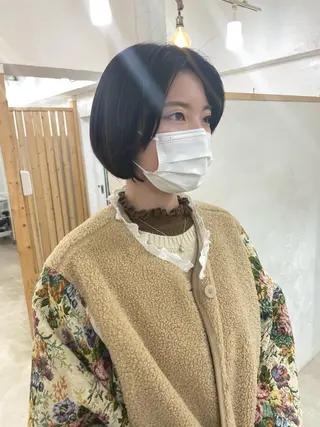 ショート 髪質改善 縮毛矯正/ レイヤー/銀座/本木のヘアスタイル