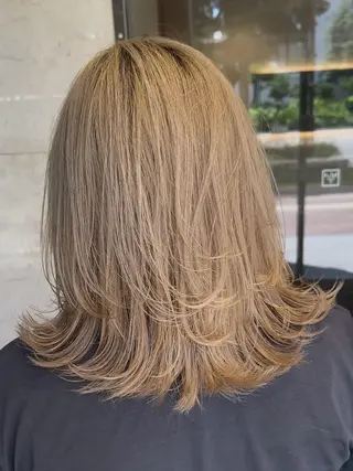 ミディアム カラー 和田 直也のヘアスタイル