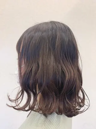 ミディアム カラー ヘアアレンジ 吉田 未来のヘアスタイル