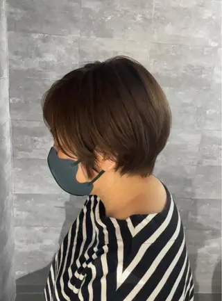 ショート ショートヘア 縮毛矯正/福田梢のヘアスタイル