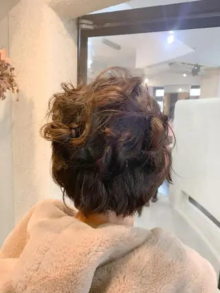 ショート ヘアアレンジ 角戸 りおのヘアスタイル