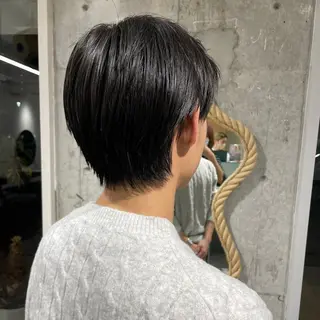 ショート メンズ ヘアセット／オカダ サラのヘアスタイル