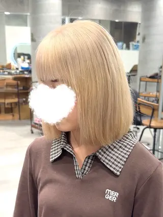 ショート カラー Kotoko🖤/海 外/バレイヤージュのヘアスタイル