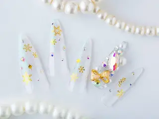 ロング TiaryNail まほのネイルデザイン