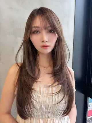 ロング ✨縮毛矯正✨レイヤー ホウダカズヒロのヘアスタイル
