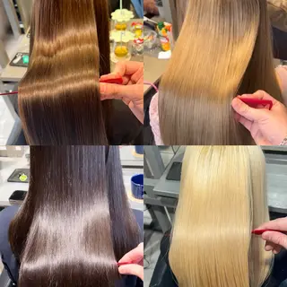 セミロング 恵比寿韓国レイヤー× 艶透明感カラー大場のヘアスタイル