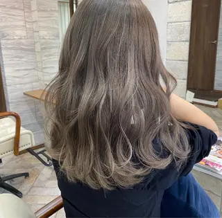 ロング カラー パーマ ヘアアレンジ メンズ キッズ ネイル マツエク・マツパ アイブロウ エクステモデル募集 💗大阪梅田/川上のヘアスタイル