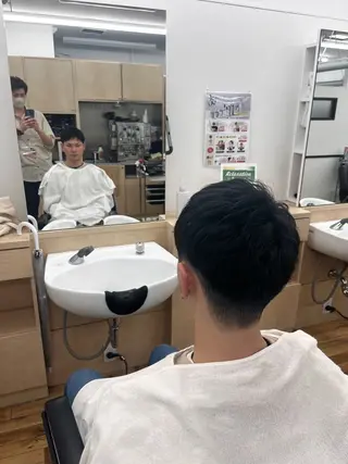 ショート ヘアアレンジ メンズ 清水 寧生のヘアスタイル
