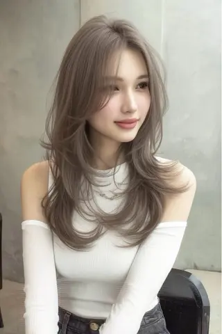 ロング カラー ヘアアレンジ 派手髪/ハイトーン RIN🩵ྀིのヘアスタイル