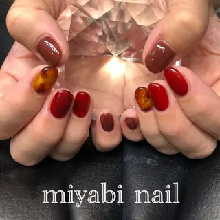 ネイル miyabi nail 桂川駅近くのネイルデザイン