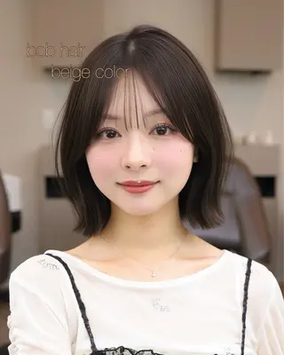 カラー 丸山 心 / 艶カラーのヘアスタイル