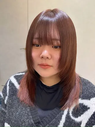 セミロング カラー ヘアアレンジ 🌷艶髪/髪質改善/ 松村きさら🌷のヘアスタイル