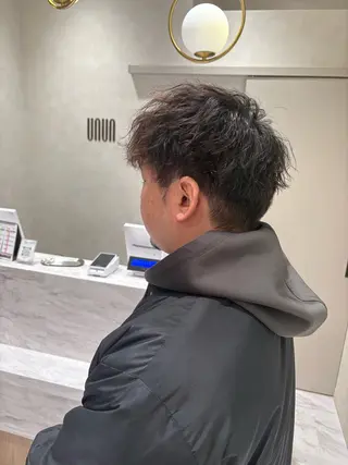 パーマ メンズ レディース募集中🎀 陸 愛夏のヘアスタイル
