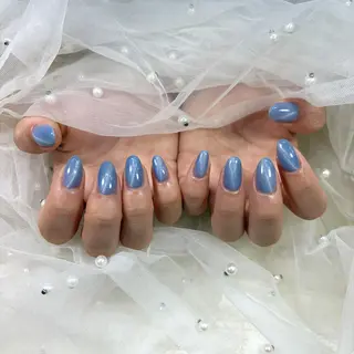 ネイル KOKORO💎 8月空きあり🐋🤍のネイルデザイン