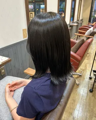 ミディアム 白澤 流輝のヘアスタイル