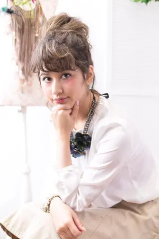 セミロング カラー パーマ ヘアアレンジ メンズ キッズ ネイル マツエク・マツパ アティリー 西梅田のヘアスタイル