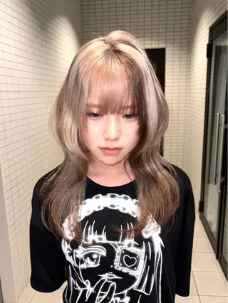 ミディアム 色落ち特化/似合わせ カット🎼MEIのヘアスタイル