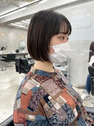 ショート カラー 華 /ショート/ボブのヘアスタイル