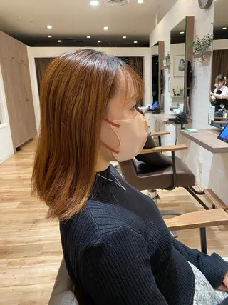 ミディアム カラー イシカワ ユウタのヘアスタイル