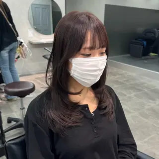 セミロング 韓国特化🇰🇷千葉 /レイヤーカット竜生のヘアスタイル