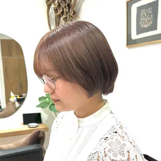 ショート 透明感イルミナカラー /寒色/MOMOKAのヘアスタイル