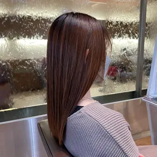 ロング 梶谷 和希のヘアスタイル