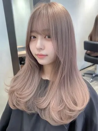 ロング カラー 森山 謙斗のヘアスタイル