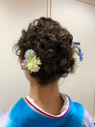 ヘアアレンジ 蓮見友里 PiSTA／portのヘアスタイル