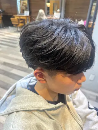 ショート パーマ メンズ 和田 直也のヘアスタイル