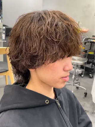 パーマ メンズ fifth 村田 悠輔のヘアスタイル
