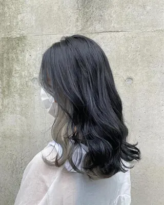 ロング カラー フレンチボブパーマ Yuukiのヘアスタイル