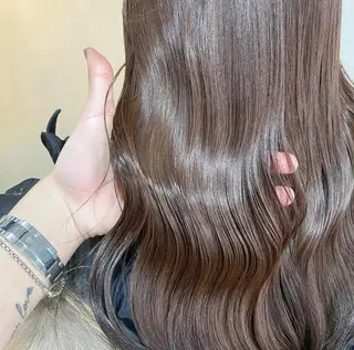 ロング カラー パーマ ヘアアレンジ 🤍透明感カラー🤍 Ryujiのヘアスタイル