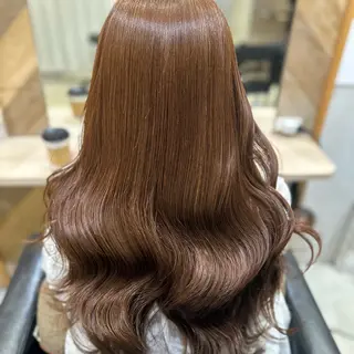 ロング カラー 🌼💛髪質改善× ケアカラー💛クルミのヘアスタイル