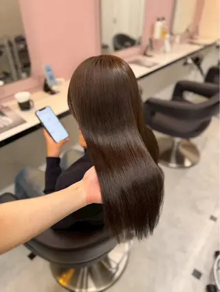 カラー 🩶韓国透明感カラー /Yayoi🩶のヘアスタイル