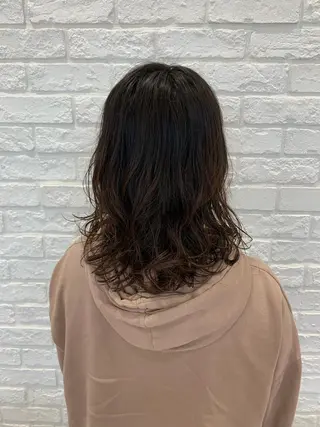 ミディアム パーマ stylist N0Nのヘアスタイル