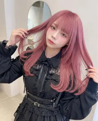 ロング カラー ヘアアレンジ 🎀愛されモテヘア♡ 梅澤夏基🎀のヘアスタイル