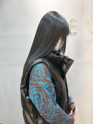 ミディアム カラー パーマ ヘアアレンジ 【ヘアケア特化型】 newi天王寺のヘアスタイル