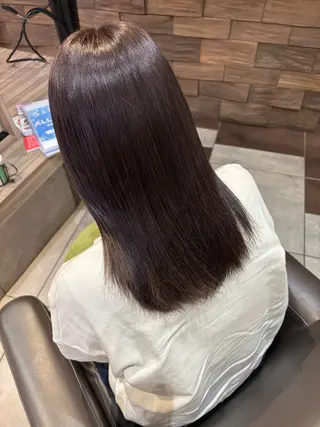 セミロング ｶﾉ /暖色カラー/ バタフライレイヤーのヘアスタイル