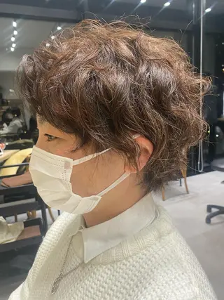 ミディアム パーマ メンズ 似合う髪型見つけます AYAKAのヘアスタイル